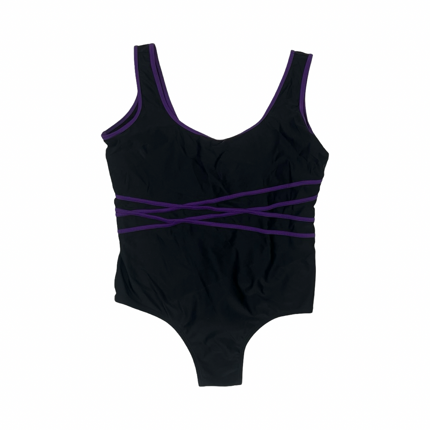 Swimsuit By Catalina In Black, Size:2X