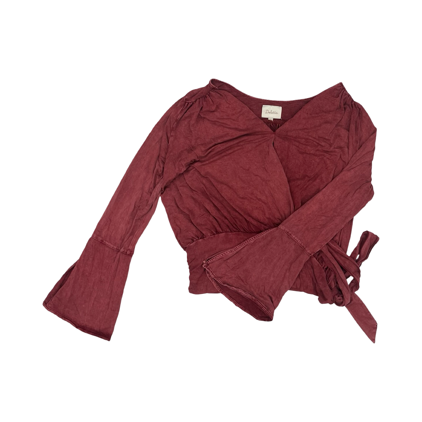 Top Ls By Deletta In Red, Size:S