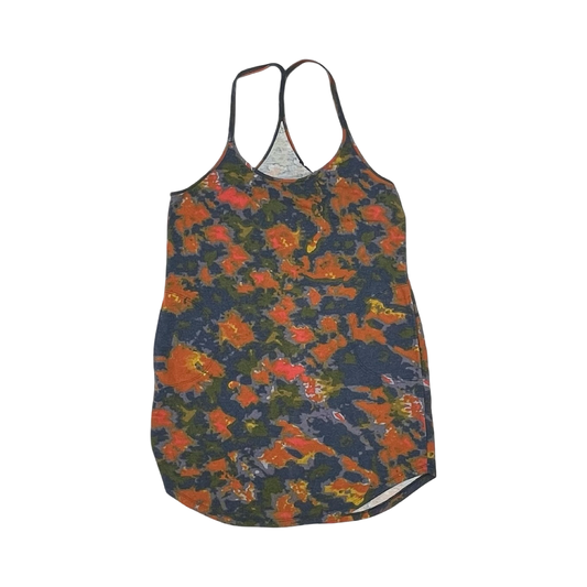 Dress Casual Short By Venus In Blue & Orange, Size:M
