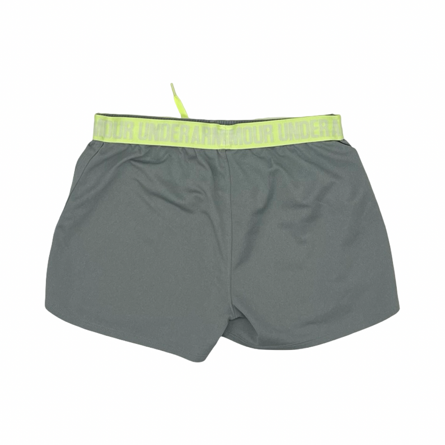 Athletic Shorts By Under Armour In Green & Grey, Size:S