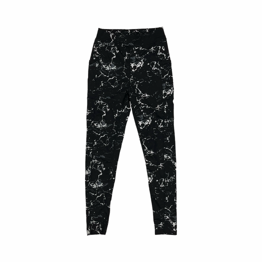 Athletic Leggings By Popfit In Black & White, Size:L