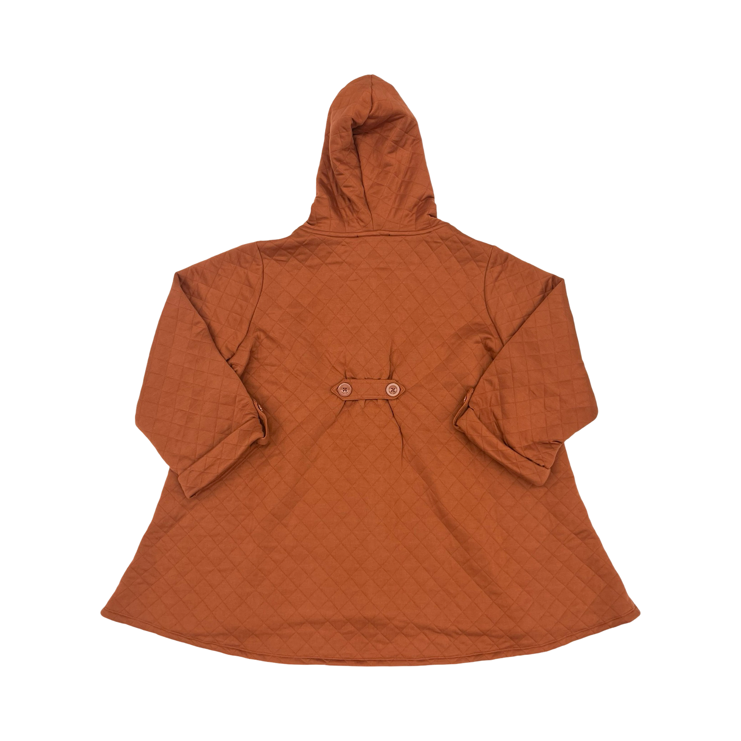 Jacket Shirt By Christian Siriano In Orange, Size:2X