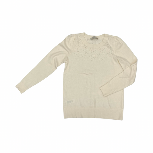 Sweater By Loft In Cream, Size:Xs