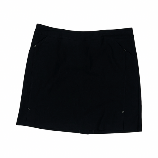 Skirt Mini & Short By Tribal In Black, Size:16