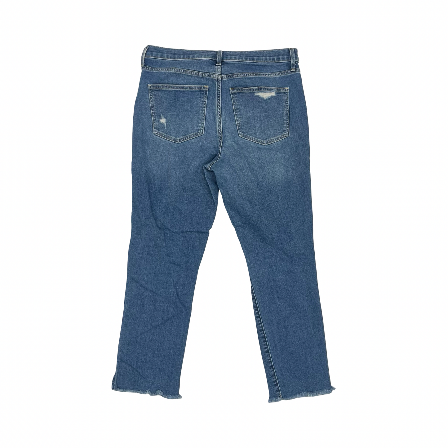 Jeans Straight By Gap In Blue Denim, Size:10