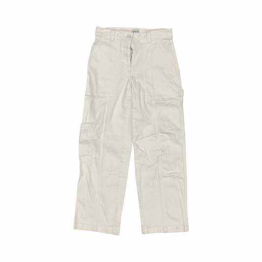 Jeans Straight By Sunday Best In White Denim, Size:6