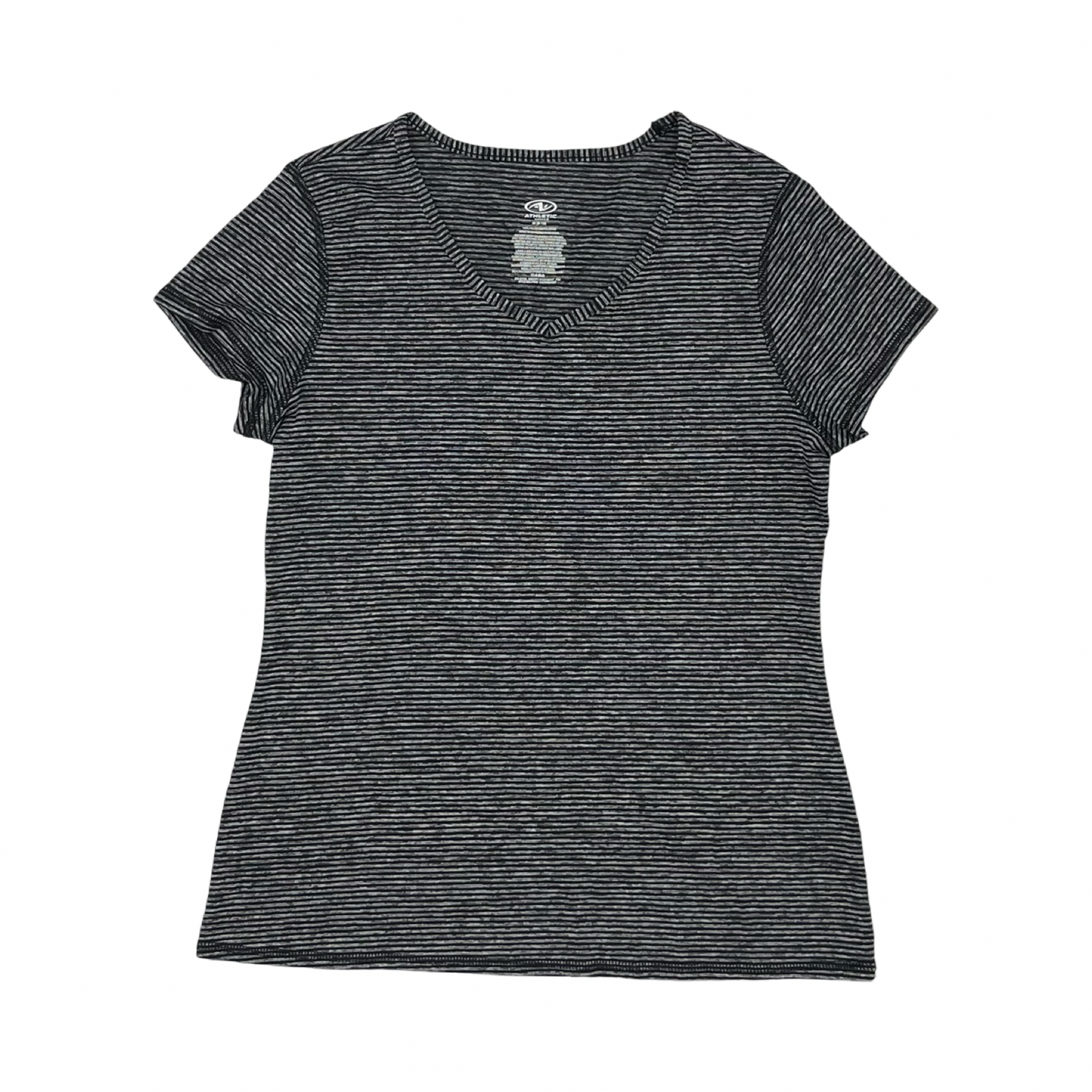 Athletic Top Ss By Athletic Works In Grey, Size:M