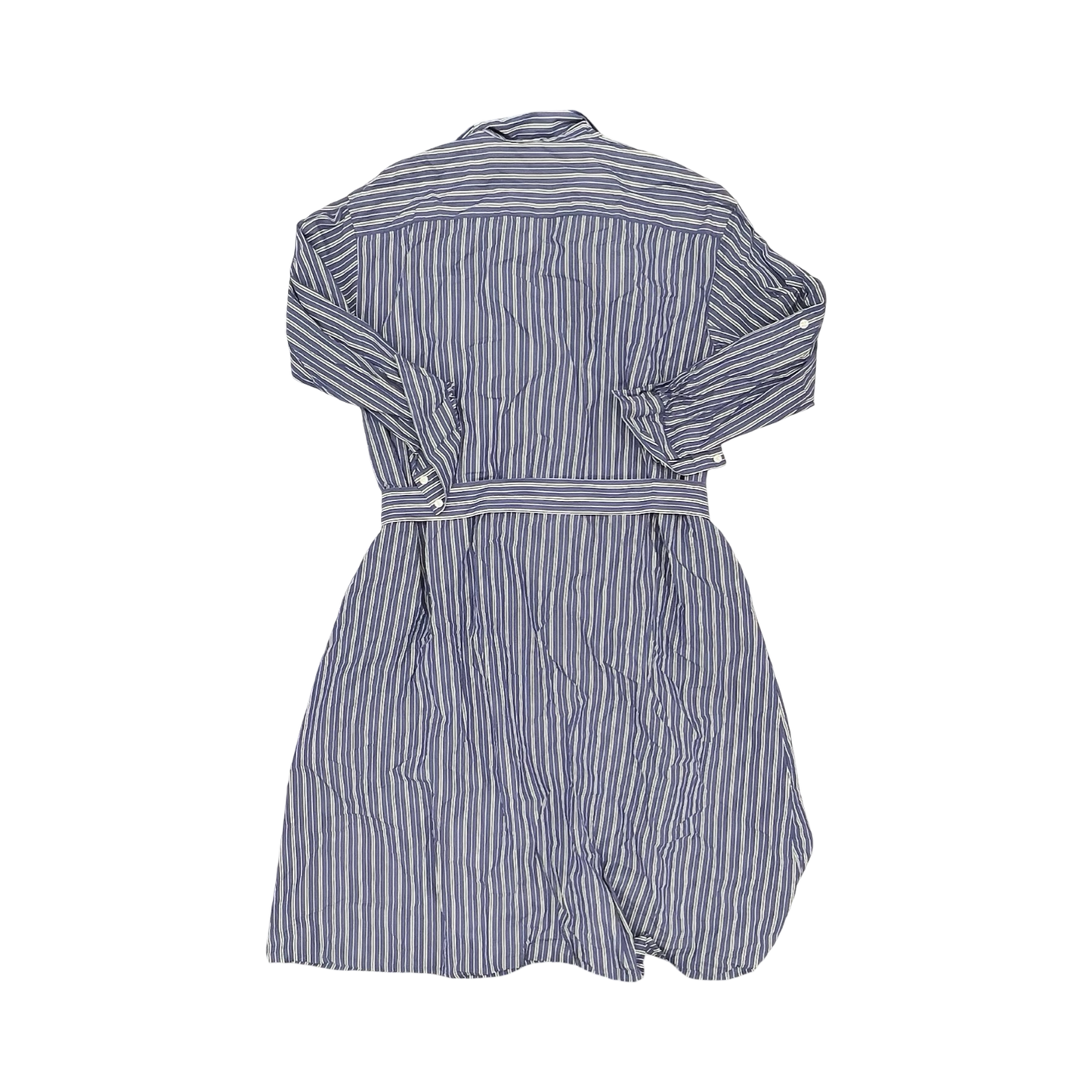 Dress Casual Maxi By Ann Taylor In Blue & White, Size:18