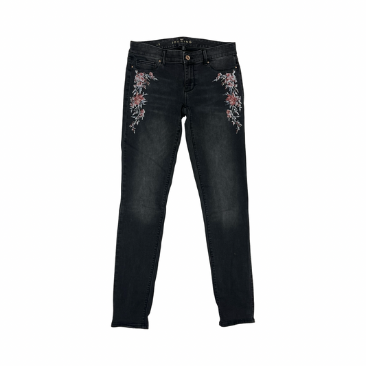 Jeans Skinny By White House Black Market In Black Denim, Size:2