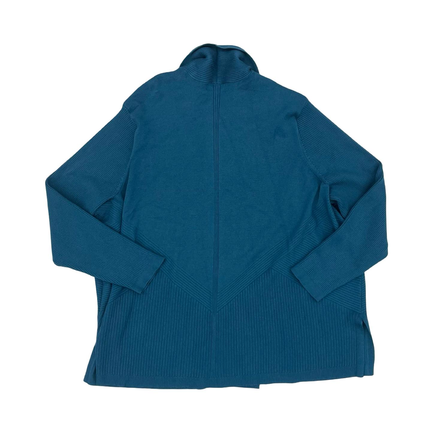 Sweater Cardigan By Verve Ami In Teal, Size:3X
