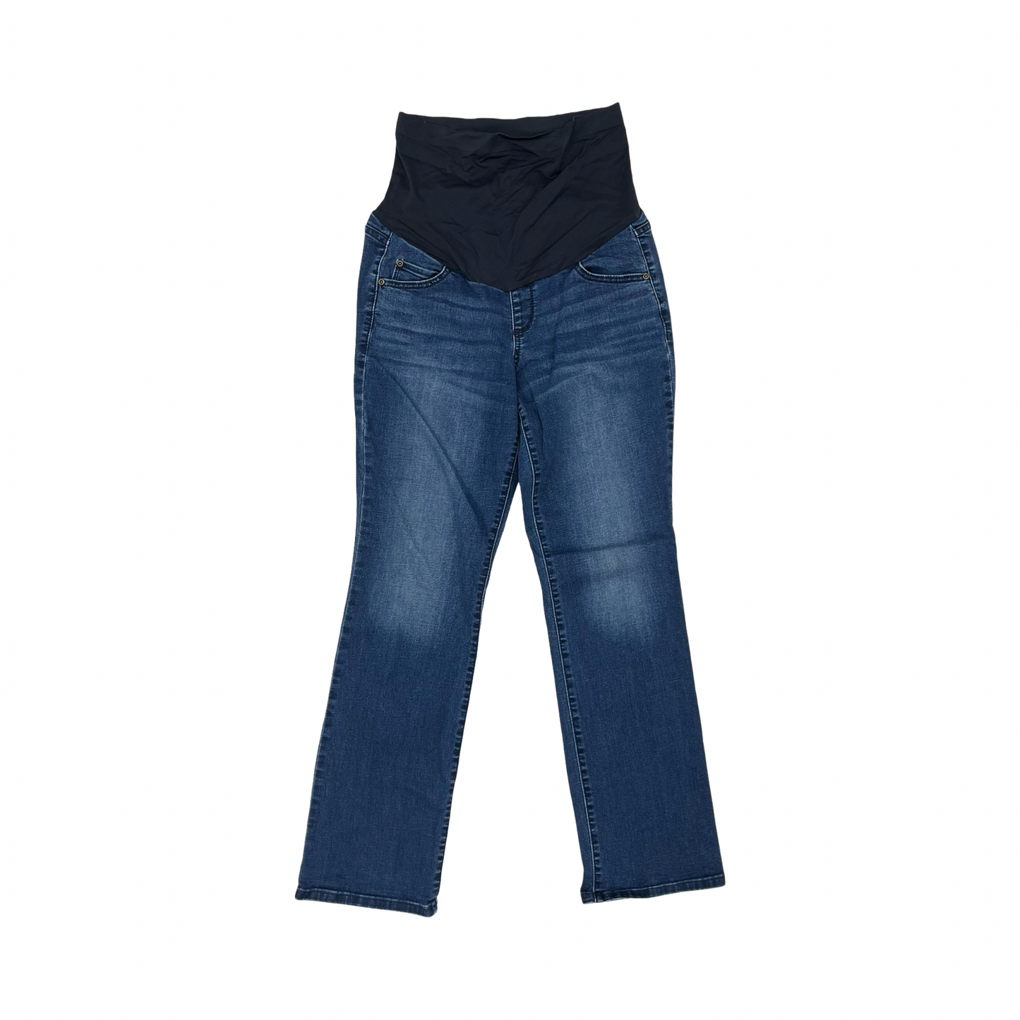 Mat Jeans By A Glow In Blue Denim, Size:10