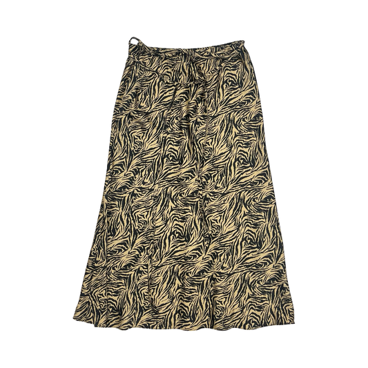 Skirt Midi By Dress Forum In Black & Brown, Size:S