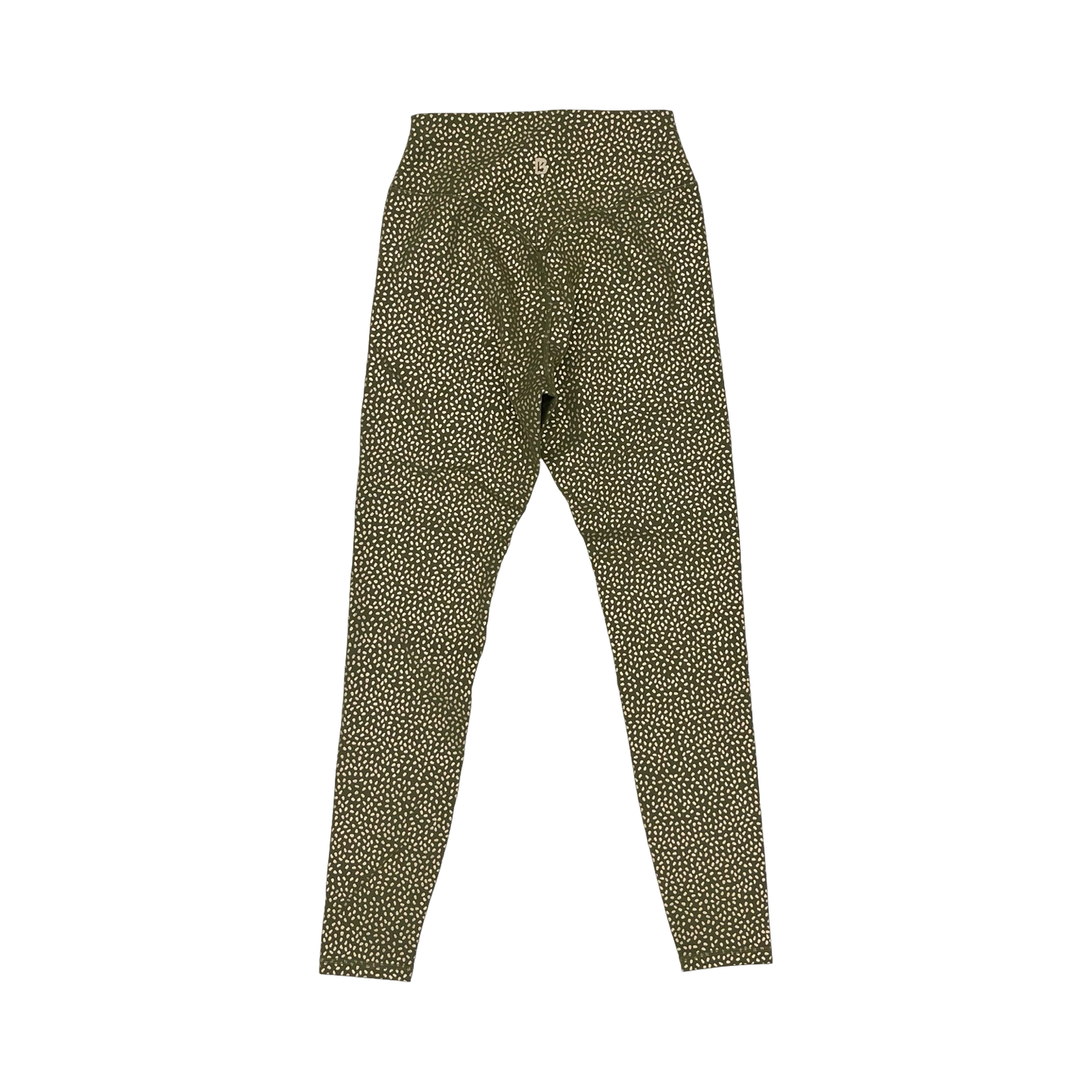 Athletic Leggings By Buffbunny In Gold & Green, Size:S