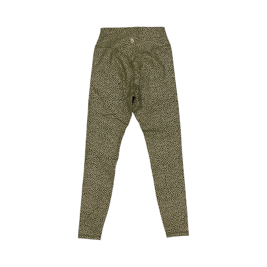 Athletic Leggings By Buffbunny In Gold & Green, Size:S