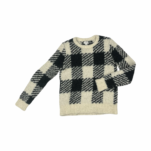 Sweater By J. Crew In Black & Cream, Size:Xs