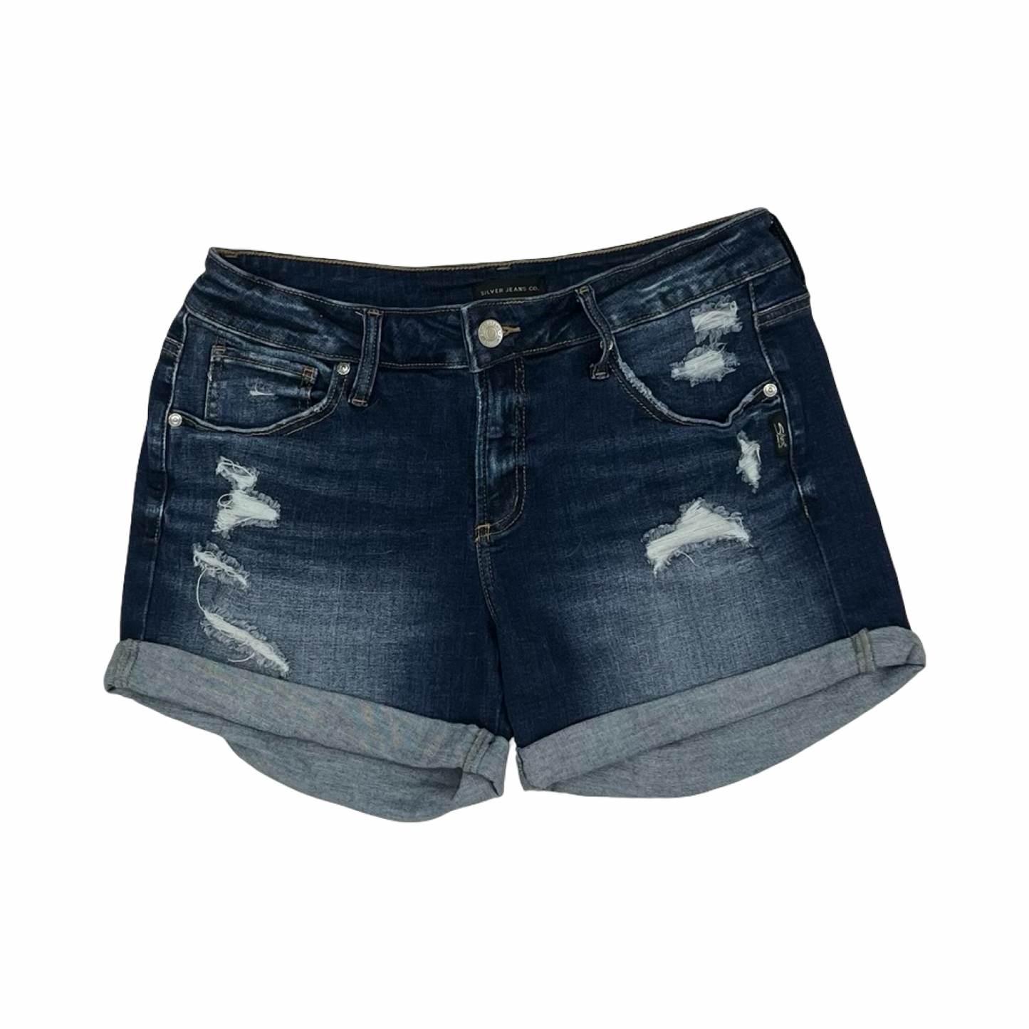 Shorts By Silver In Blue Denim, Size:8