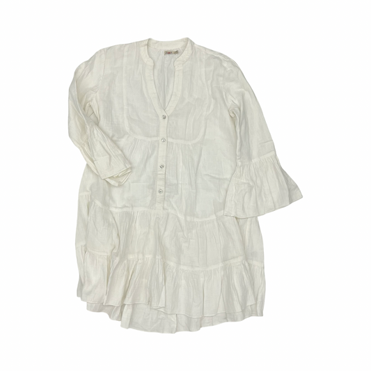 Dress Casual Short By Faherty In White, Size:Xs