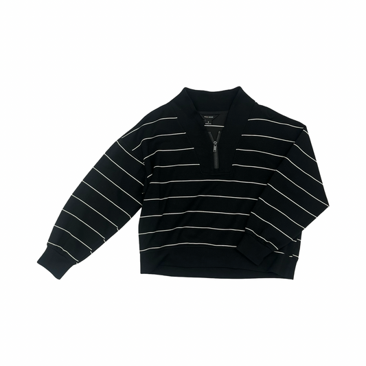 Sweatshirt Collar By Rae Mode In Black & White, Size:S