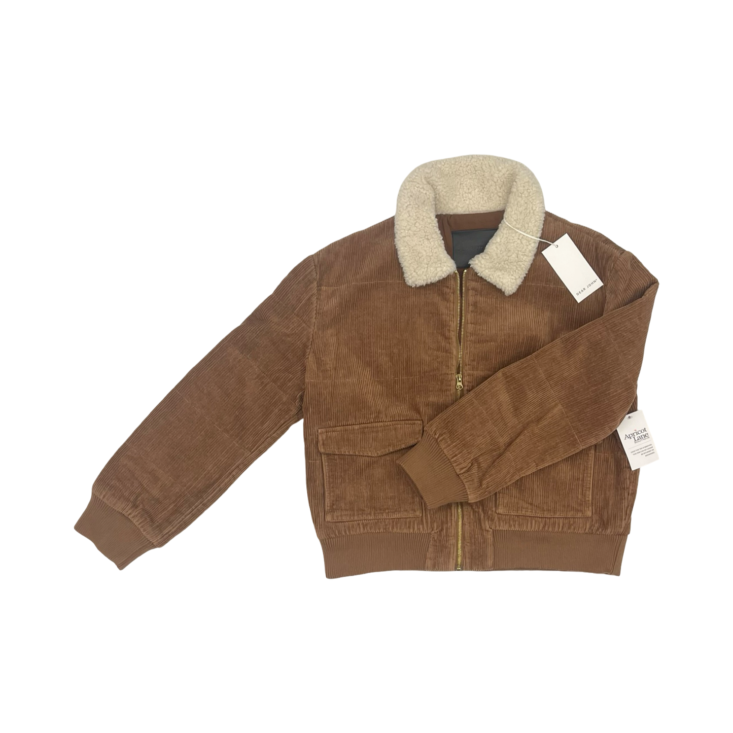 Jacket Faux Fur & Sherpa By Dear John In Brown, Size:L