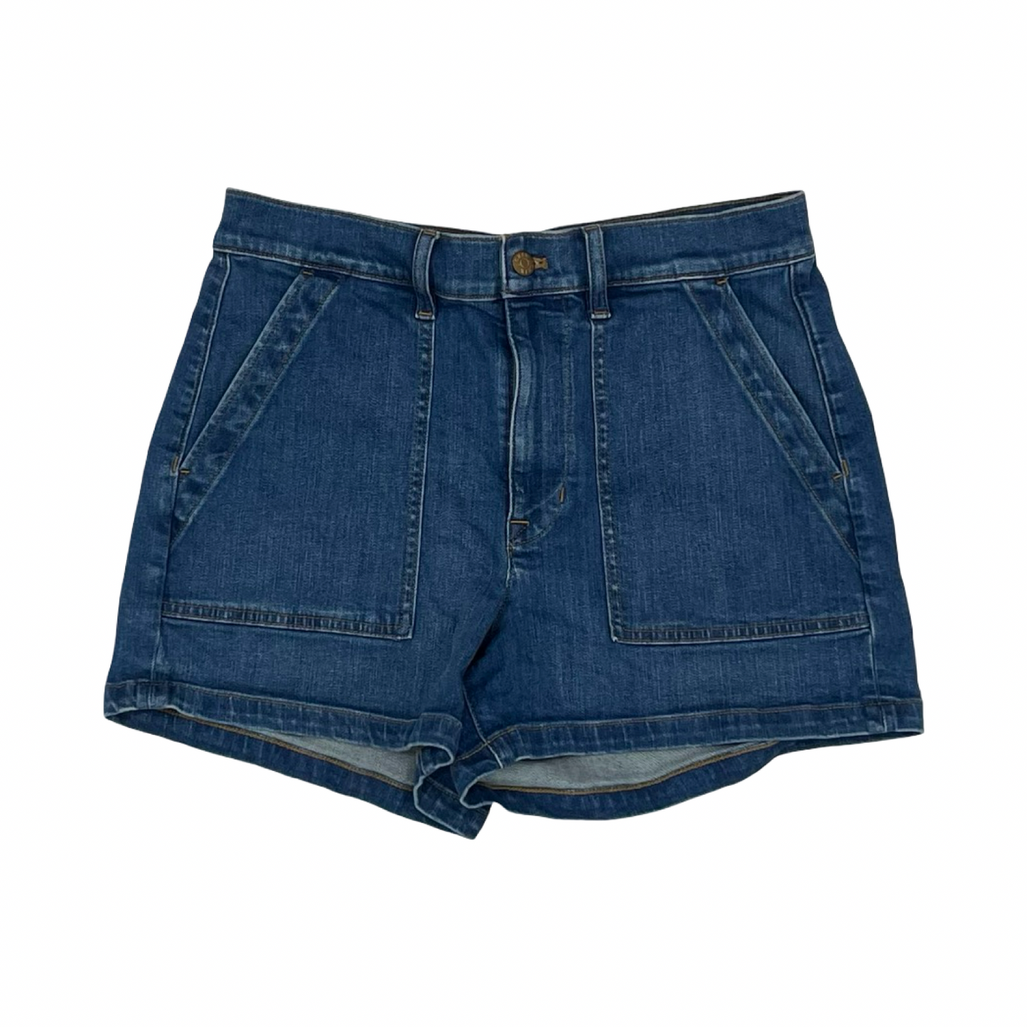 Shorts By J. Crew In Blue Denim, Size:8
