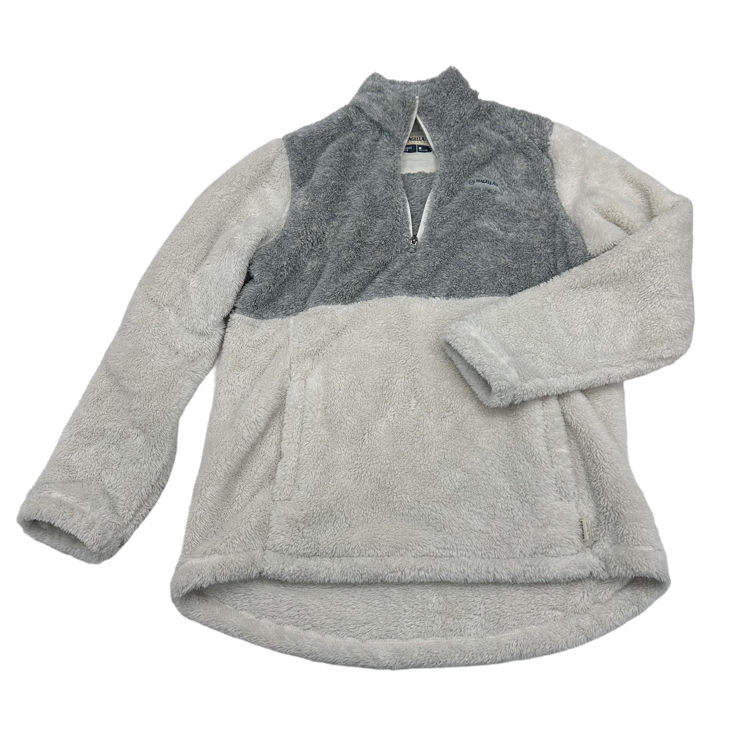 Top Long Sleeve Fleece Pullover By Magellan  Size: M