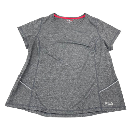 Athletic Top Short Sleeve By Fila  Size: 2x